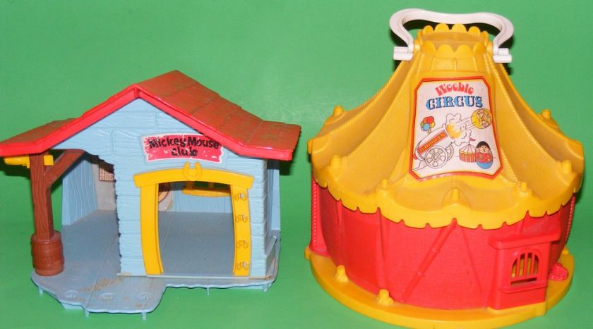 Weebles Circus + Disney Mickey Mouse Club House Woobles  
