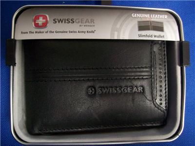 NWT Wenger Swiss Army Slimfold w/Pull Out ID Holder $40  