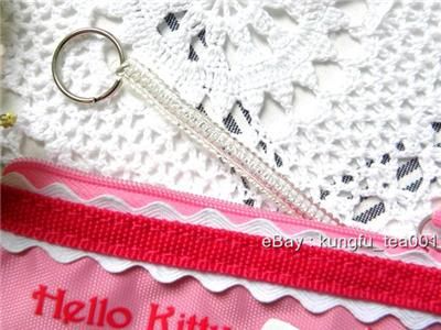 Sanrio Hello Kitty Coil Key Ring Coin Bag Wallet Purse  