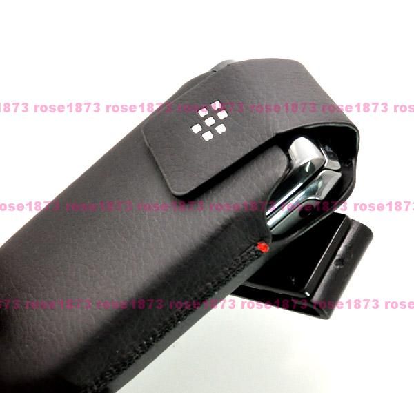 NEW Leather Case Swivel Holster Belt Clip for BlackBerry Torch 9800 