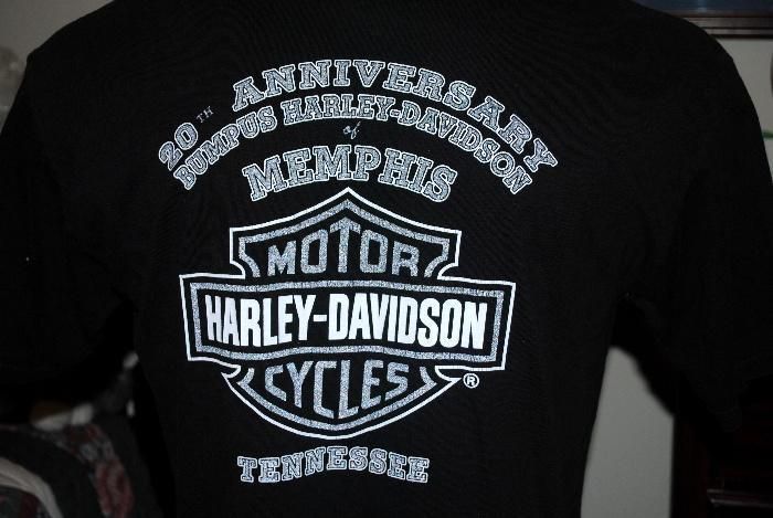 HARLEY DAVIDSON MOTORCYCLE T SHIRT MEMPHIS, TN Sz L  