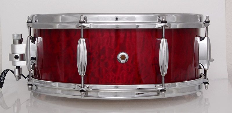 5x14 SLINGERLAND RADIO KING REPRO   Steambent Solid Shell Snare, COB 