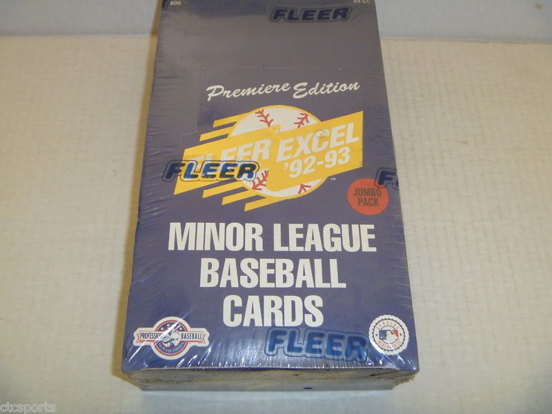 1992 93 FLEER EXCEL Premier Edition Minor Leagues BOX  
