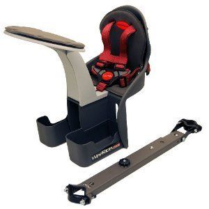   Center Mounted Child Bike Seat with Back Rest for Adult Biking  