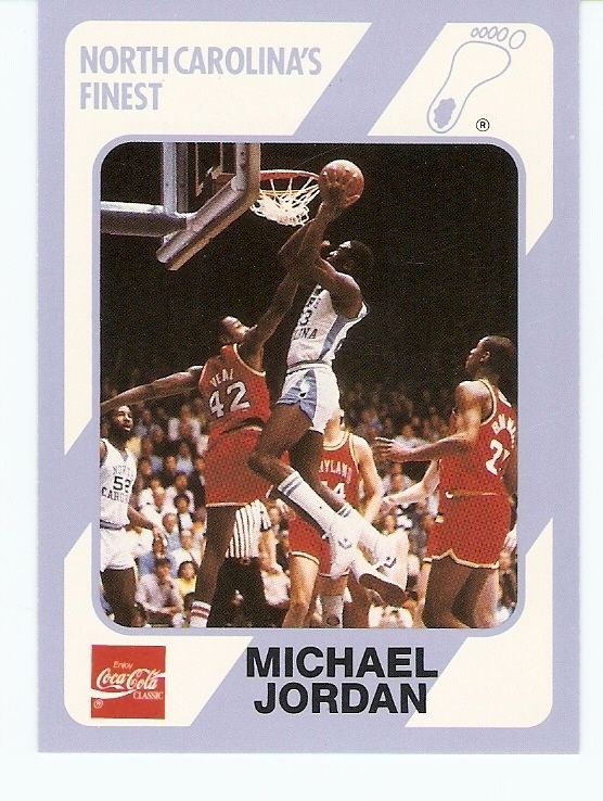 1989 Michael Jordan North Carolina Tar Heels card #13  