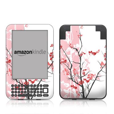  Kindle 3 Skin Cover Case Decal Pink Tree Blossom  