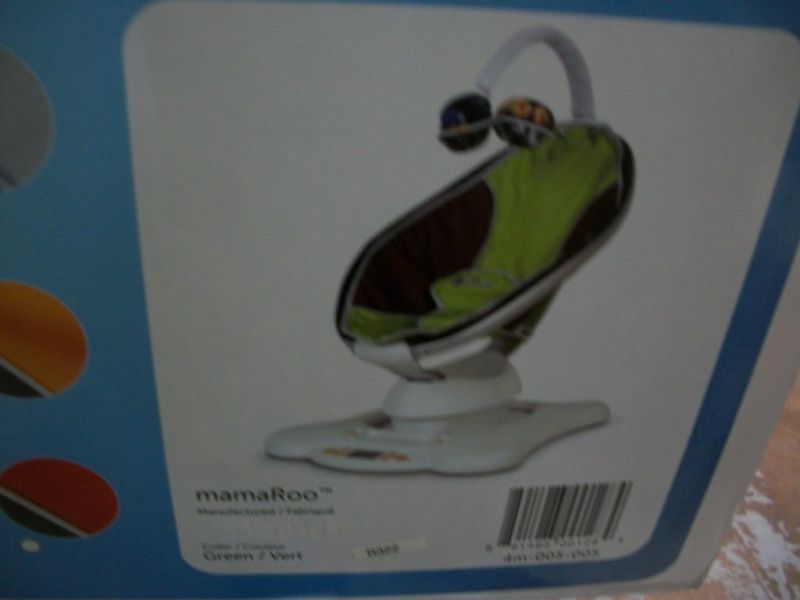 4Moms Mamaroo Infant Seat, Green 4m 005 005 023079017960  