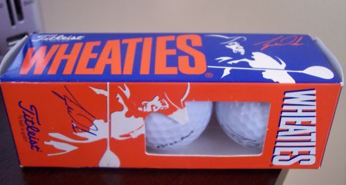 tiger woods golf balls wheaties. Collectors dream  
