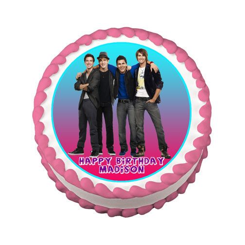 BIG TIME RUSH Edible Cake Image Party Decoration  