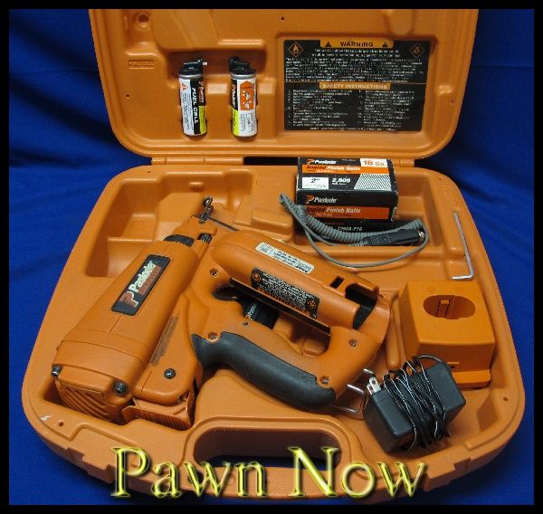 PASLODE MODEL IM250A 16 GAUGE CORDLESS ANGLED FINISH NAILER  